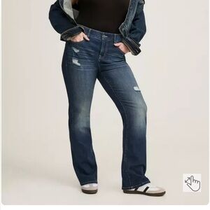 Torrid Size 26R- Dark Wash Bombshell Straight-Leg Women’s Jeans - Dark Blue